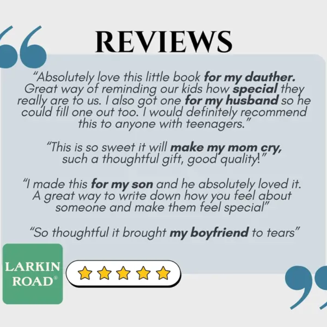 All The Things I Love About You: A Fill-In Keepsake Book